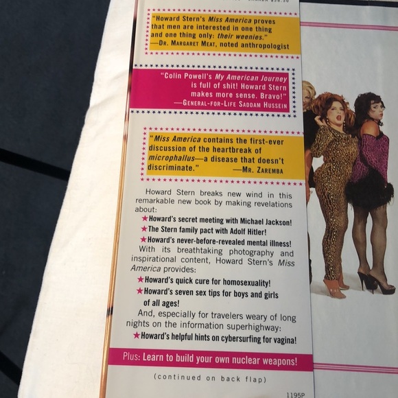 MISS AMERICA HOWARD STERN HARD OVER BOOK - Picture 5 of 14